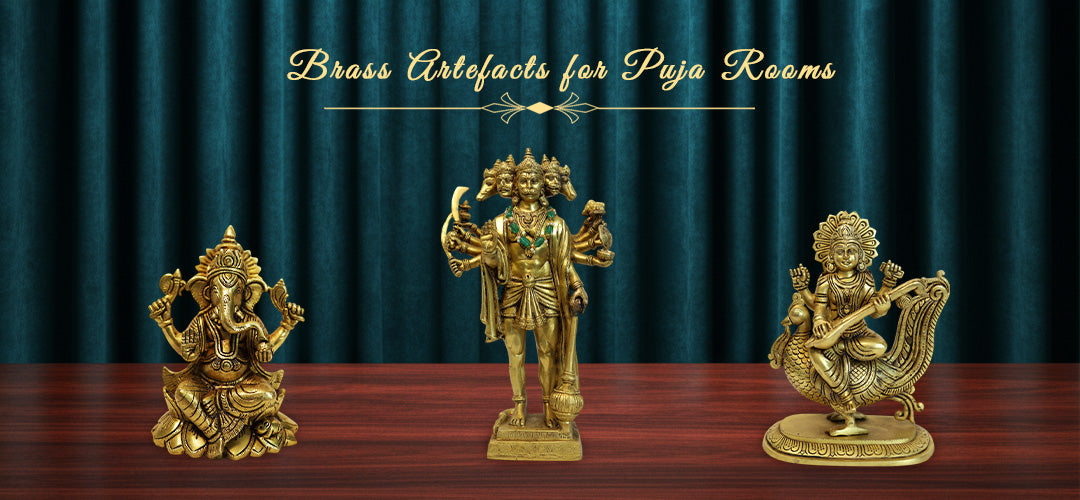 Brass Artefacts for Puja Rooms