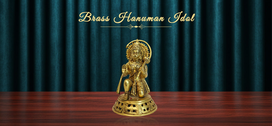 Brass Hanuman Idol
