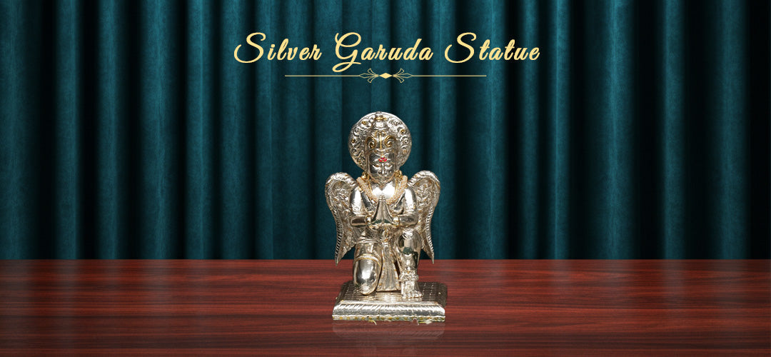 Silver Garuda Statue