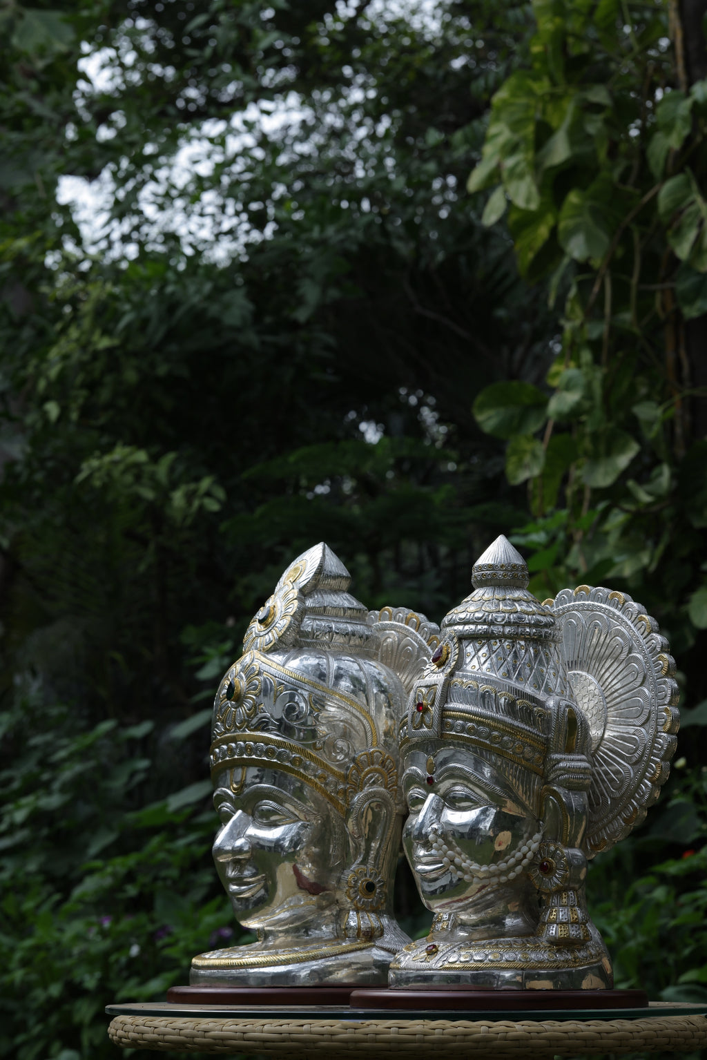 Goddess Lakshmi and Lord Vishnu Statue 13