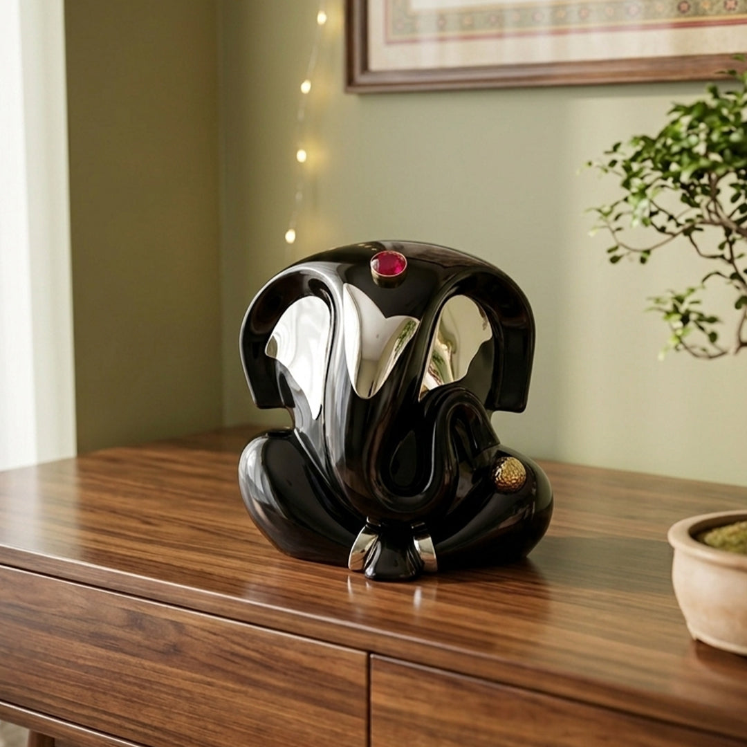 VIGNESHWARAYA BLACK GANPATI