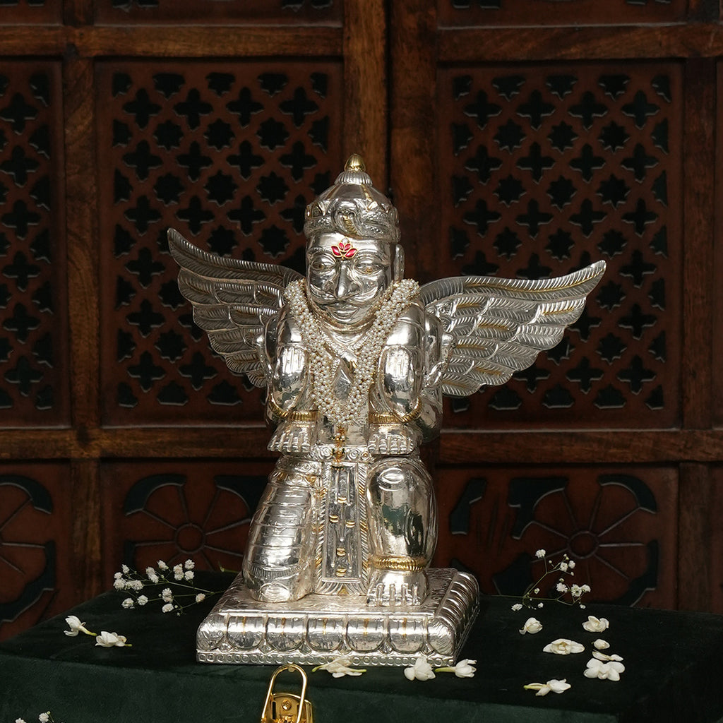 Silver Garuda God Idols 5