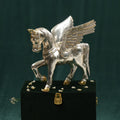 SILVER HORSE WITH WINGS