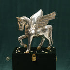 SILVER HORSE WITH WINGS