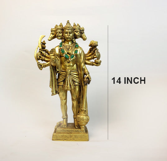 Panchmukhi Brass Hanuman Ji 2