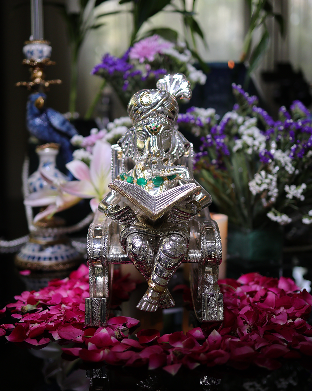 Silver Ganesh ji