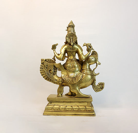 brass saraswati statue 5