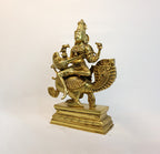 brass saraswati statue 1