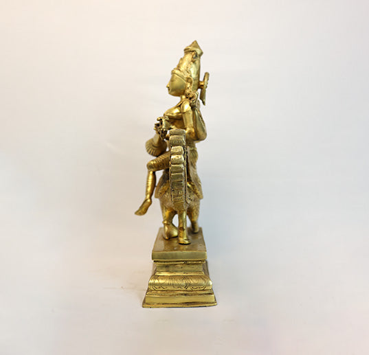 brass saraswati statue 3