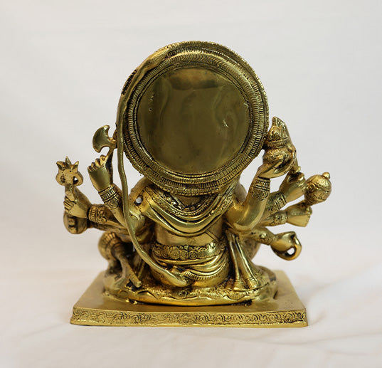 Sitting Panchmukhi Hanuman Ji Back