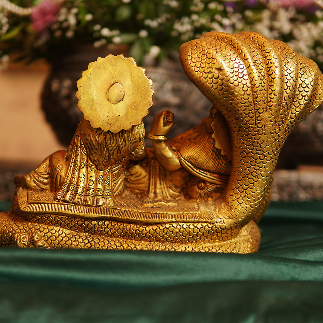 BRASS VISHNU LAKSHMI