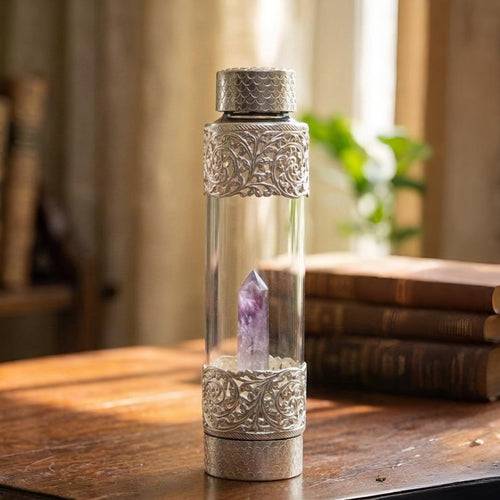 AMETHYST CRYSTAL BOTTLE