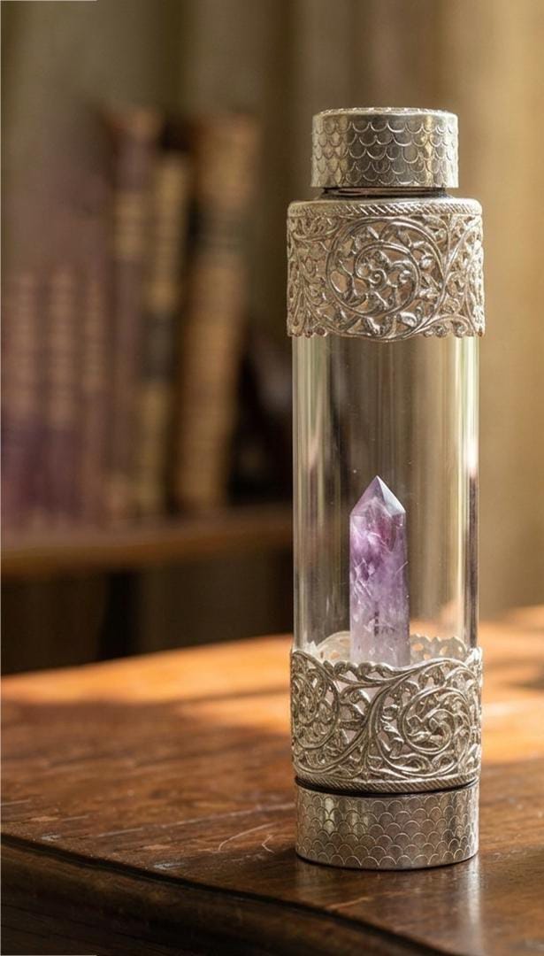 AMETHYST CRYSTAL BOTTLE 1