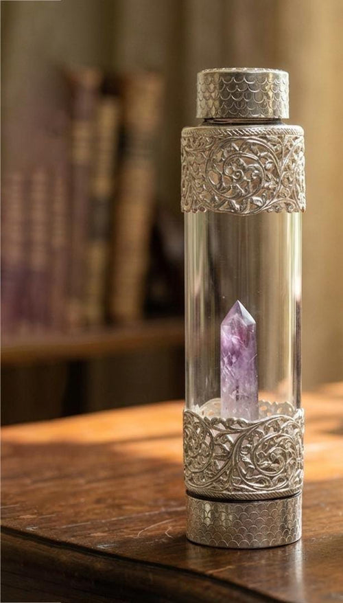 AMETHYST CRYSTAL BOTTLE 1