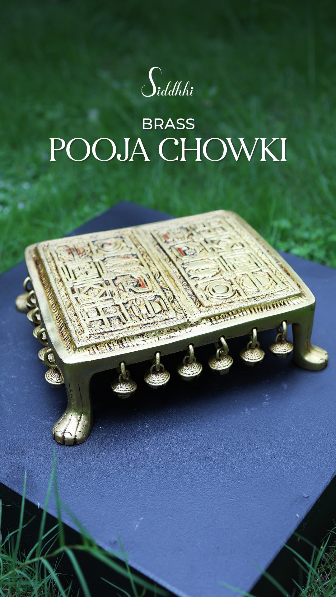 Brass Pooja Chowki